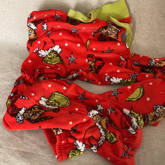 DR. SEUSS THE GRINCH THE GRINCH plush PAJAMA PANTS - Picture 3 of 5